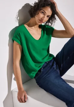 Blouse in effen kleur