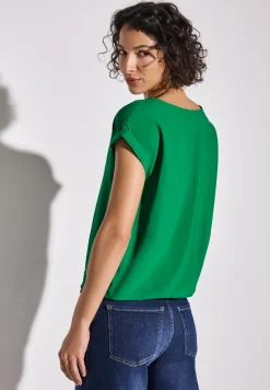 Blouse in effen kleur