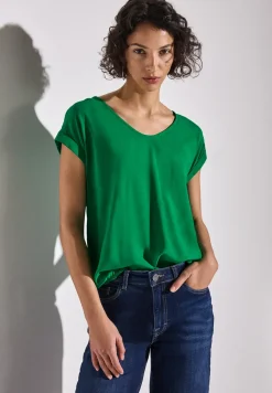 Blouse in effen kleur