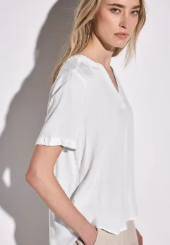 Blouse in effen kleur