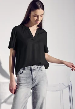 Blouse in effen kleur