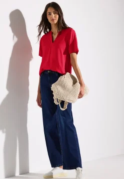 Blouse in effen kleur