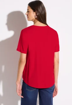 Blouse in effen kleur