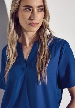Blouse in effen kleur