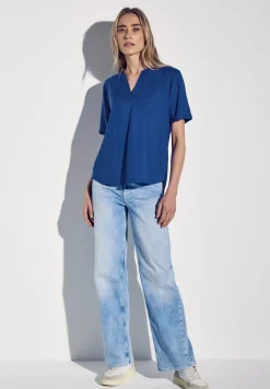 Blouse in effen kleur
