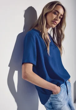 Blouse in effen kleur