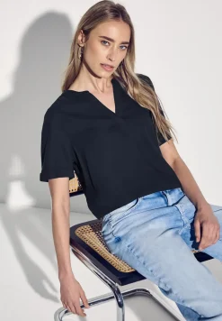 Blouse in effen kleur