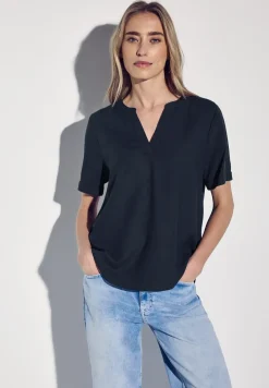 Blouse in effen kleur