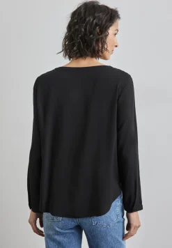 Blouse in effen kleur