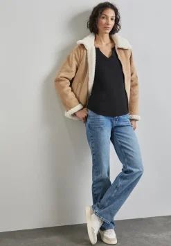 Blouse in effen kleur
