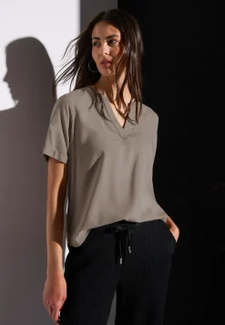 Blouse in effen kleur