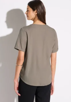 Blouse in effen kleur