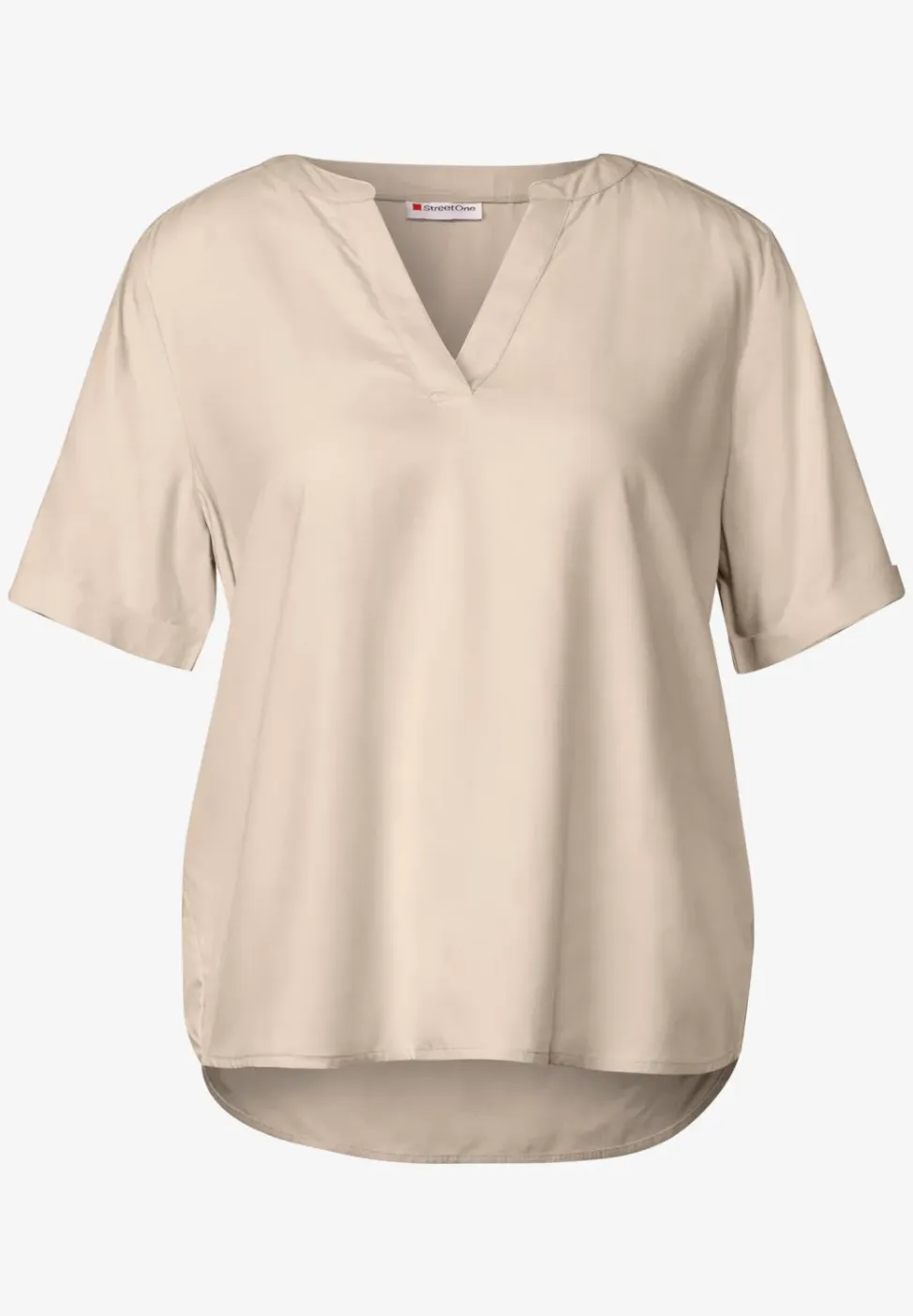 Blouse in effen kleur
