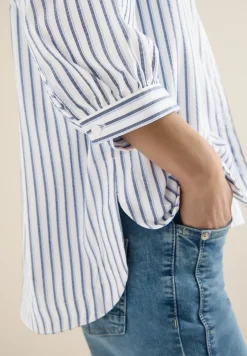 Blouse in seersucker kwaliteit