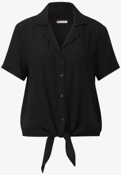 Blouse met bowlingkraag