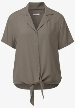 Blouse met bowlingkraag