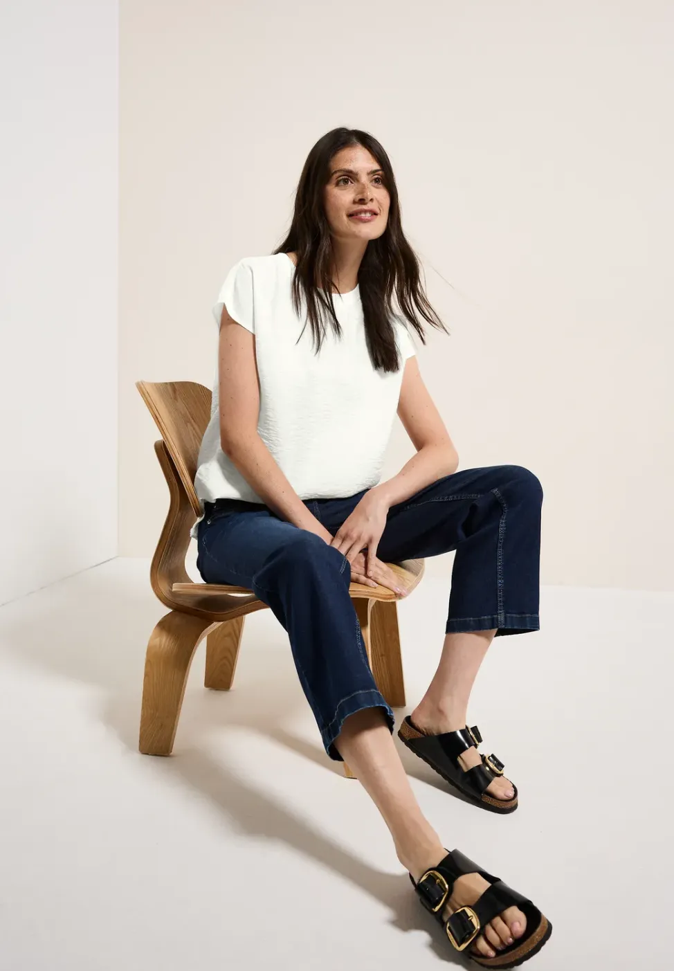 Blouse met een fijne textuur