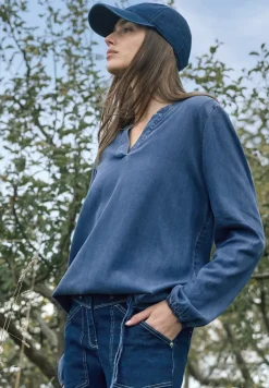 Blouse met elastische zoom