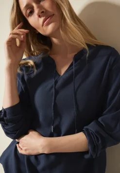 Blouse met elastische zoom