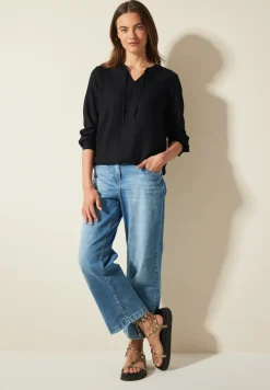 Blouse met elastische zoom