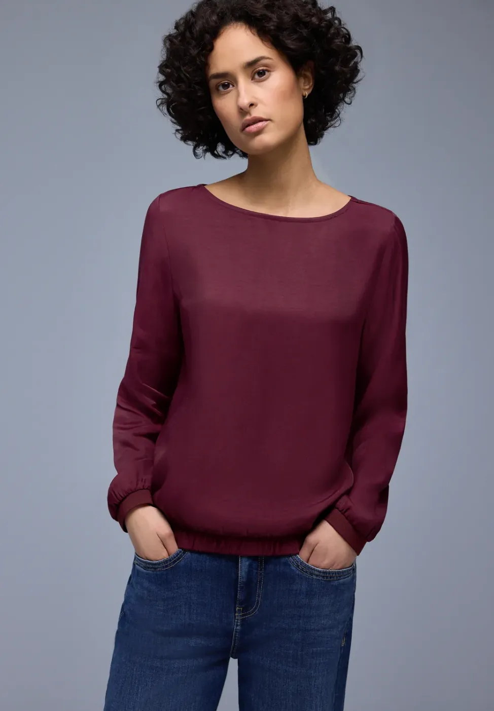 Blouse met elastische zoom