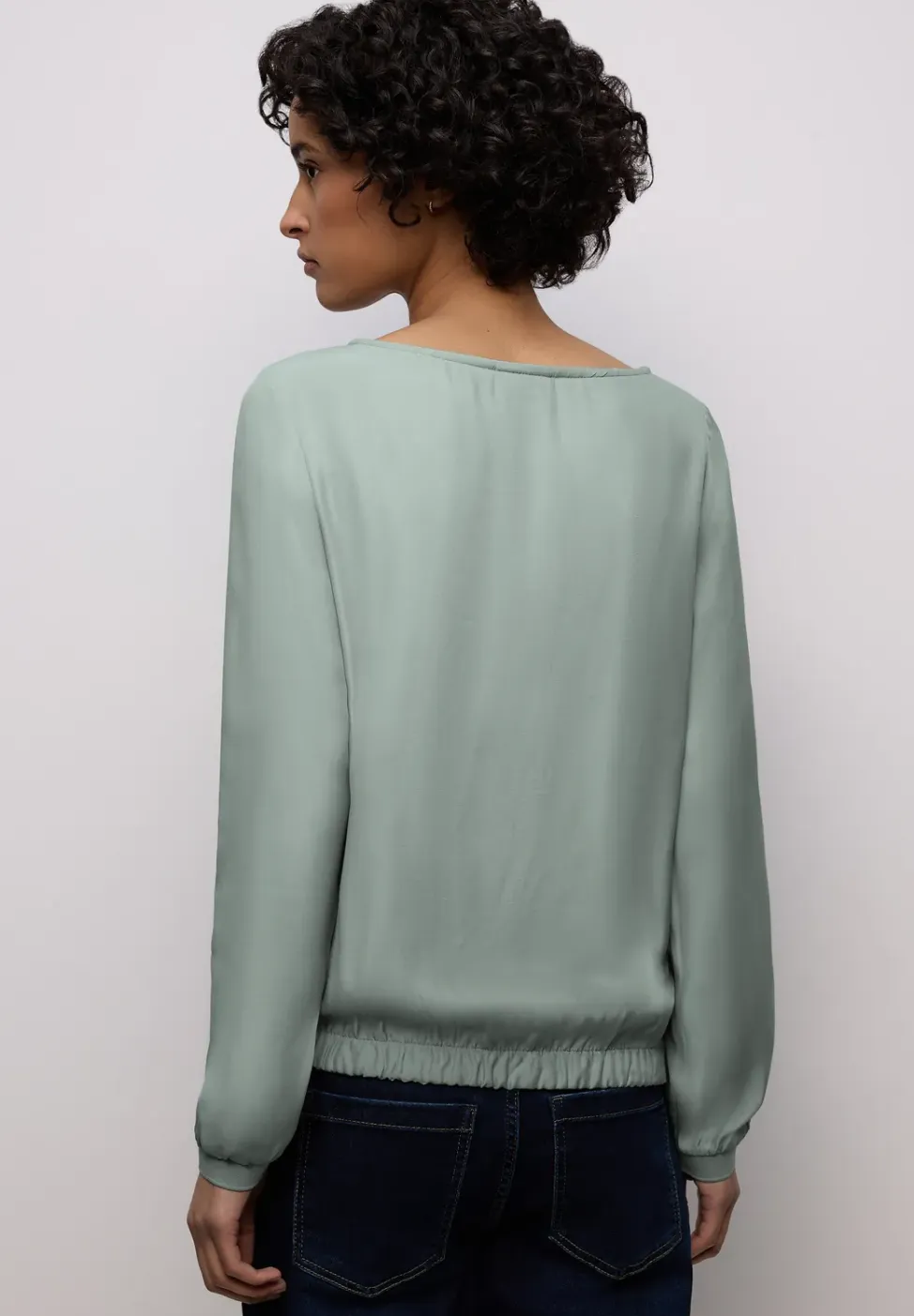 Blouse met elastische zoom