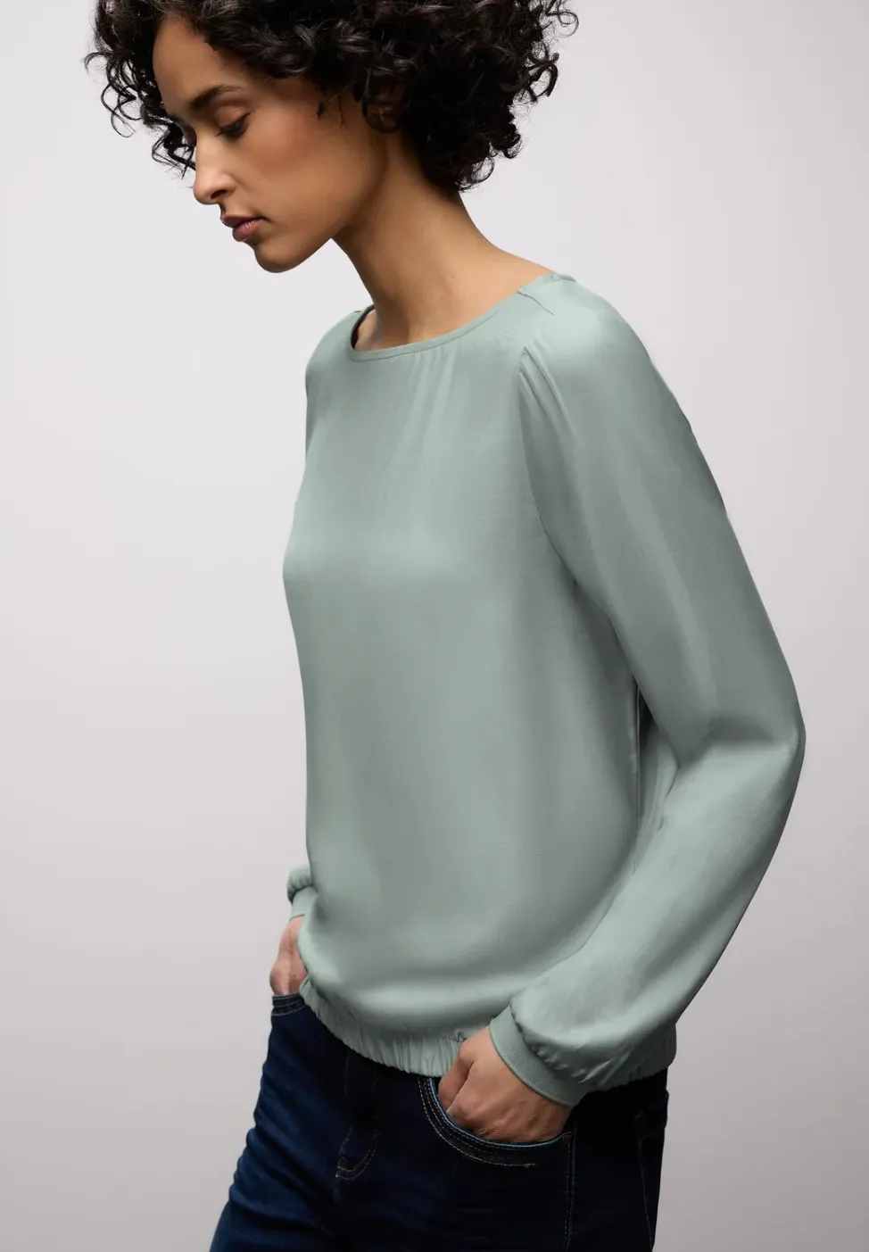 Blouse met elastische zoom