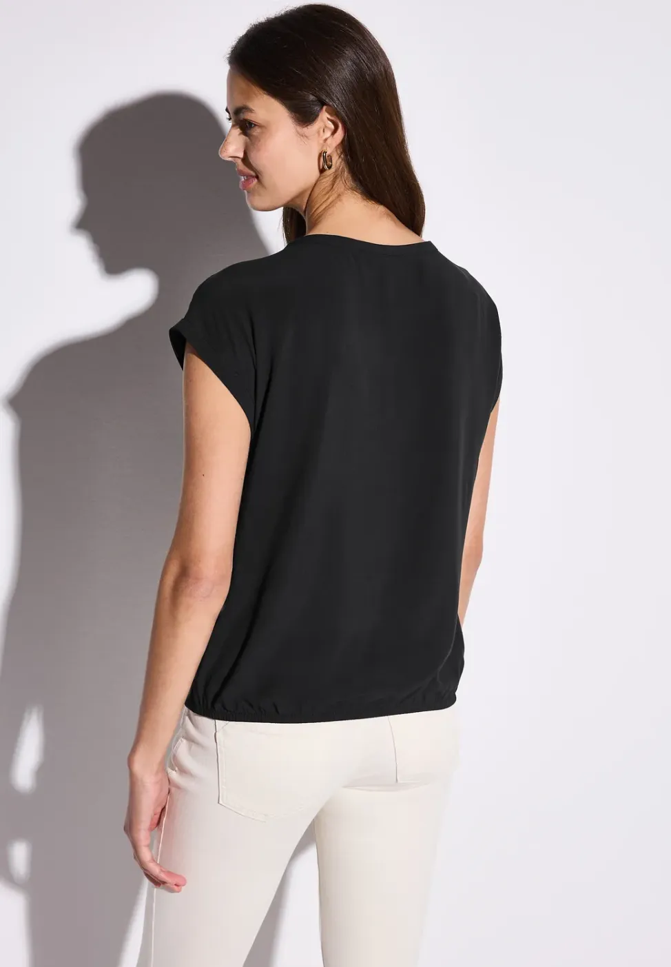 Blouse met elastische zoom