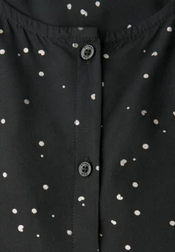 Blouse met folieprint