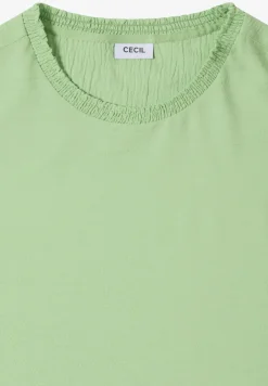 Blouse met gesmockte halslijn