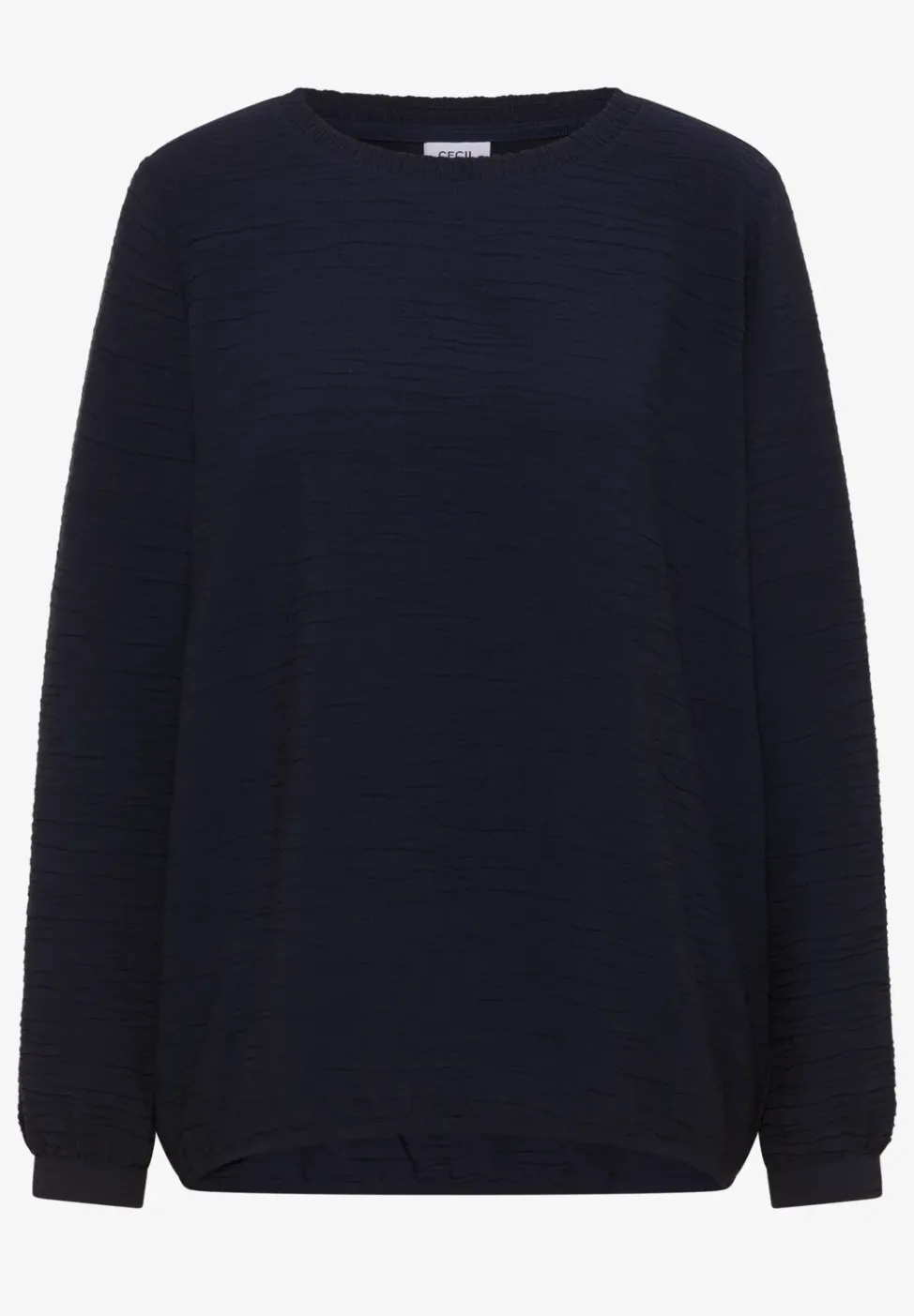 Blouse met gesmockte halslijn