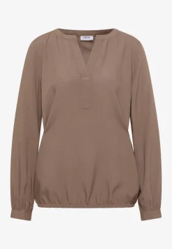 Blouse met gespleten hals