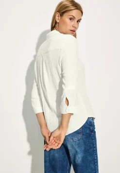 Blouse met gestreepte structuur