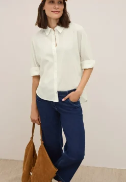 Blouse met gestreepte textuur