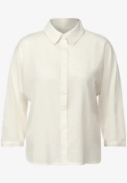 Blouse met gestreepte textuur
