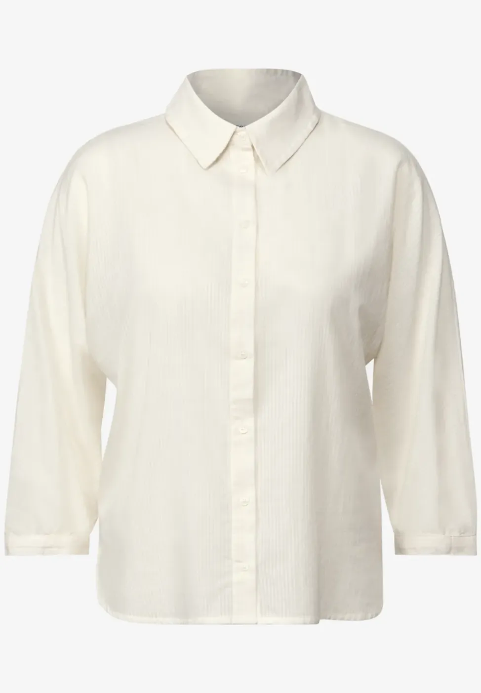 Blouse met gestreepte textuur