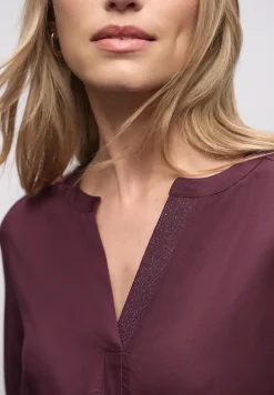 Blouse met glitterdetail