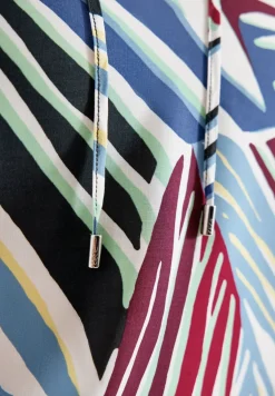 Blouse met hangende schouder en structuur
