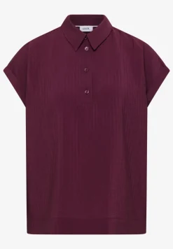 Blouse met hangende schouder en structuur