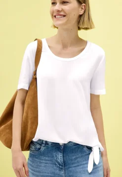 Blouse met knoopdetail