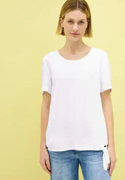 Blouse met knoopdetail