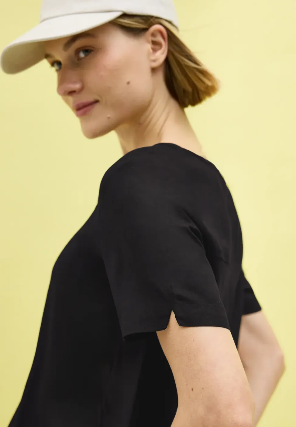 Blouse met knoopdetail