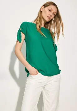 Blouse met knoopdetail