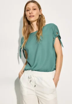 Blouse met knoopdetail