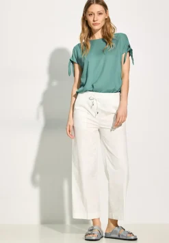 Blouse met knoopdetail