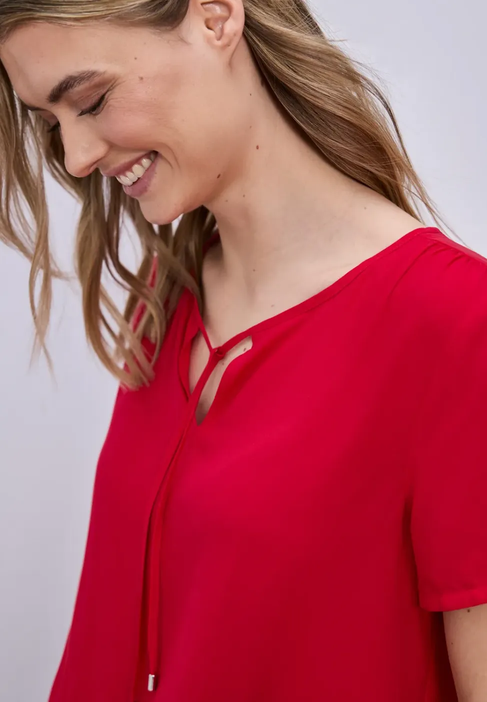 Blouse met koorddetail