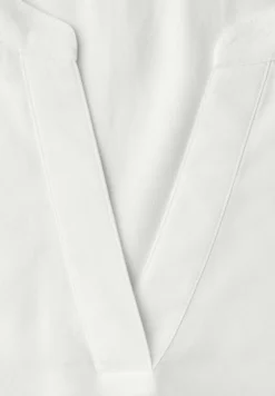 Blouse met korte mouwen en omslag