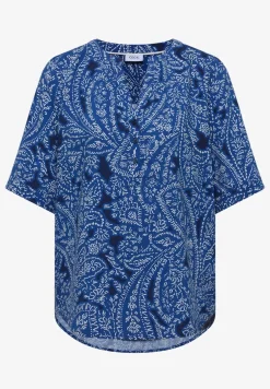 Blouse met korte mouwen en paisleyprint