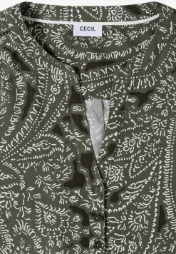 Blouse met korte mouwen en paisleyprint