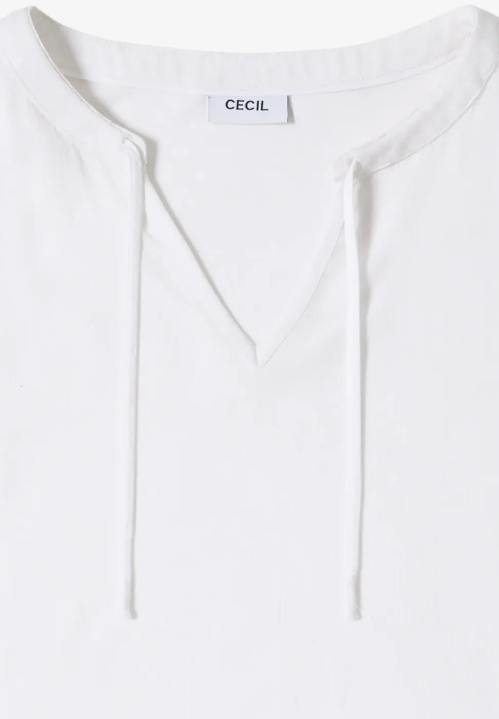 Blouse met korte mouwen en structuurmix